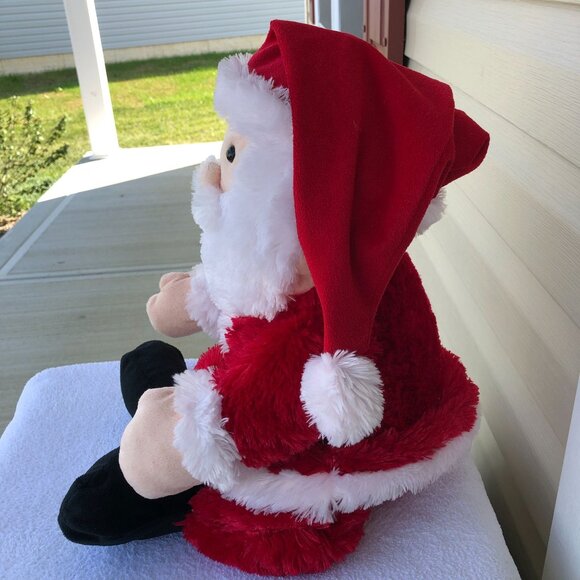 Dan Dee Santa Claus Stuffed 2016 Plush RETIRED 16" Sitting - Picture 6 of 9